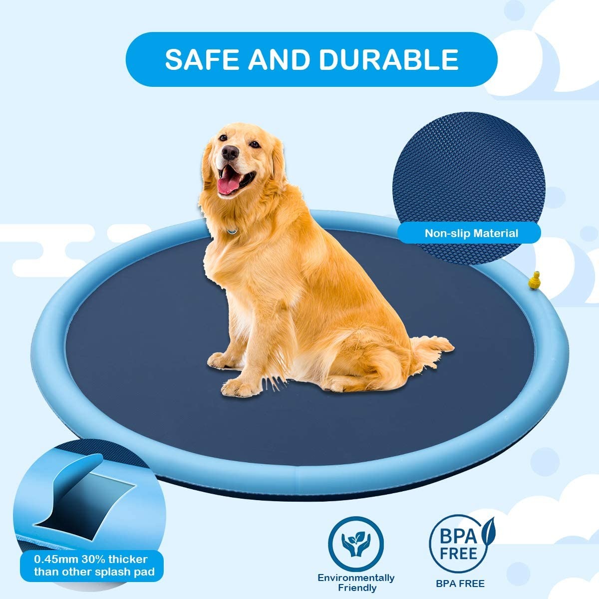 AquaPaws™ - Refreshing Dog Sprinkler Pad