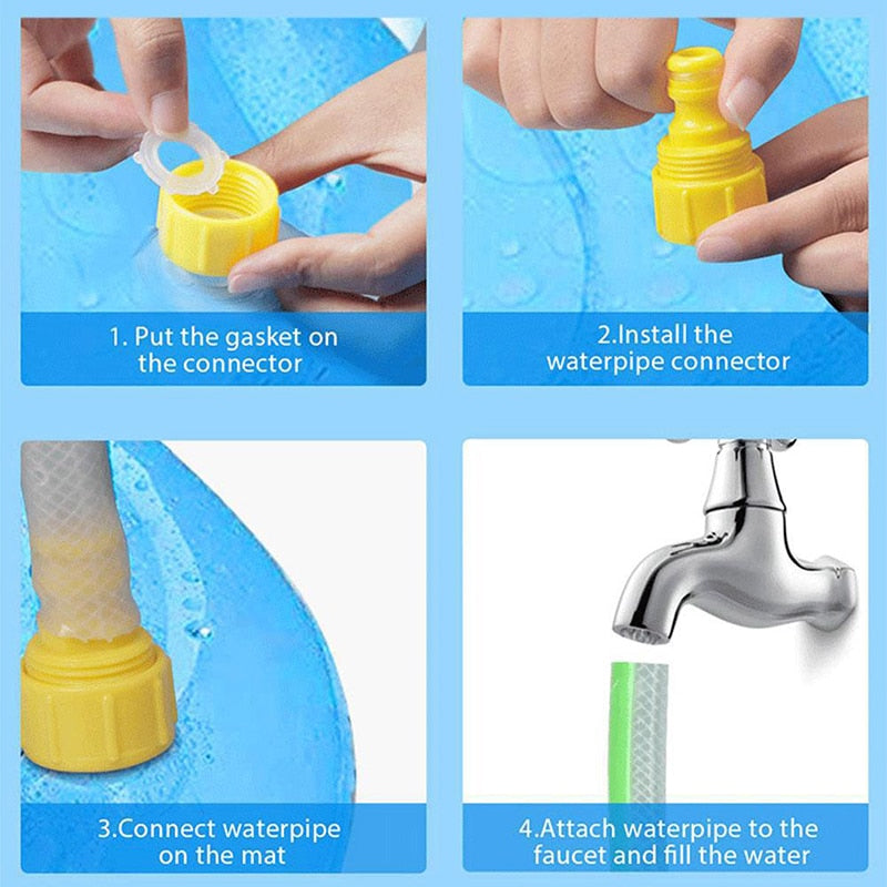 AquaPaws™ - Refreshing Dog Sprinkler Pad